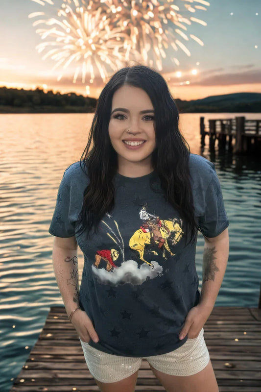 Bold Stripes and Bright Stars Tee