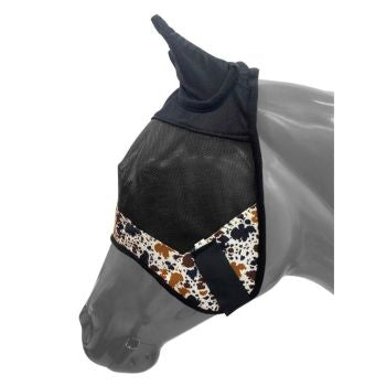 Showman Cowprint Horse Size Fly Mask with Ears
Product ID: 178331