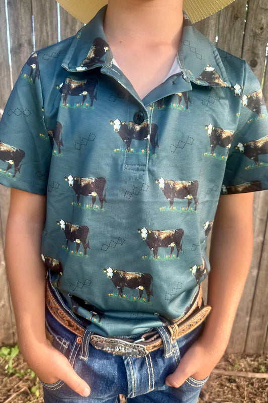 HOME IS WHERE THE HERD IS KIDS POLO