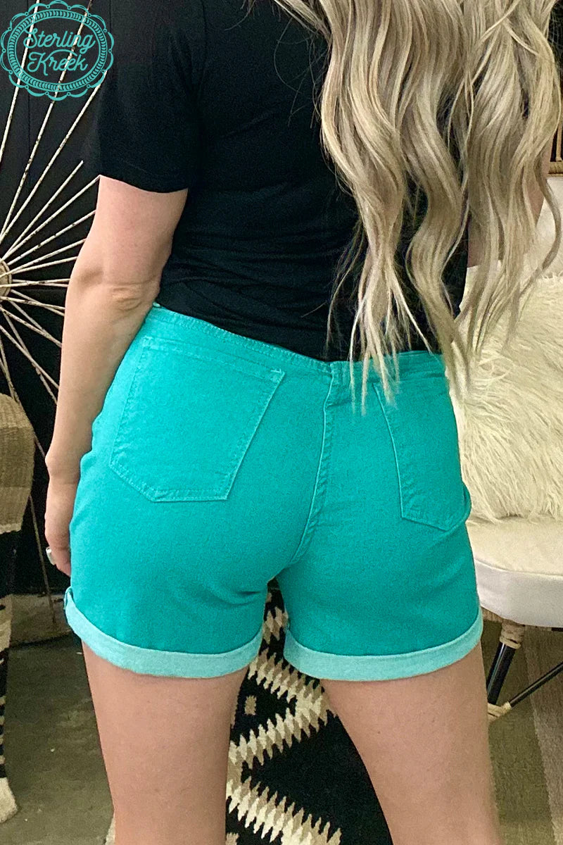 Turquoise Tennessee Walking Shorts