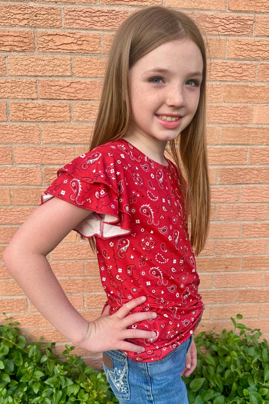 Bandana Babe kid top
