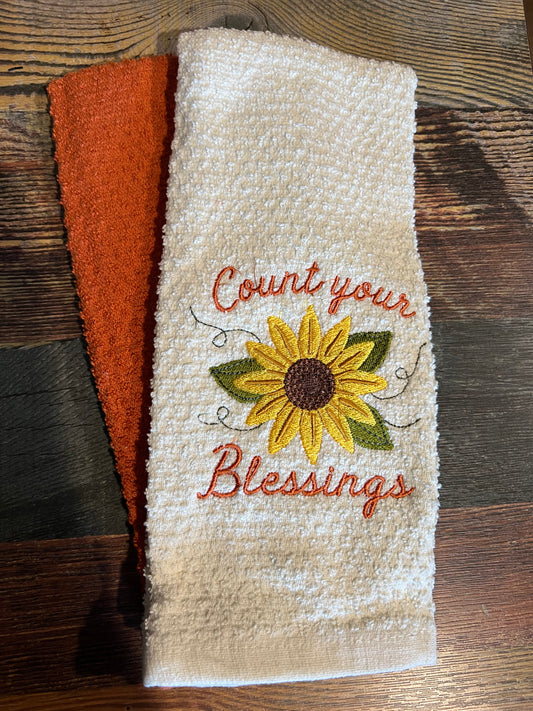 Count Your Blessings Dish Towel Set