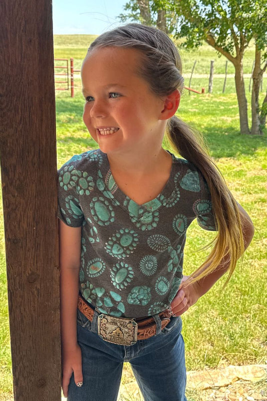 Forever Turquoise v Neck top