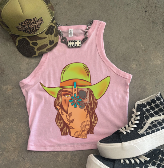 Unapologetic Ribbed Racer Tank