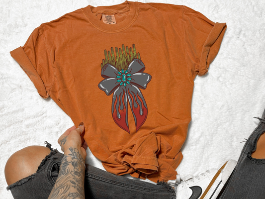 Yallternative girlie bow Tee