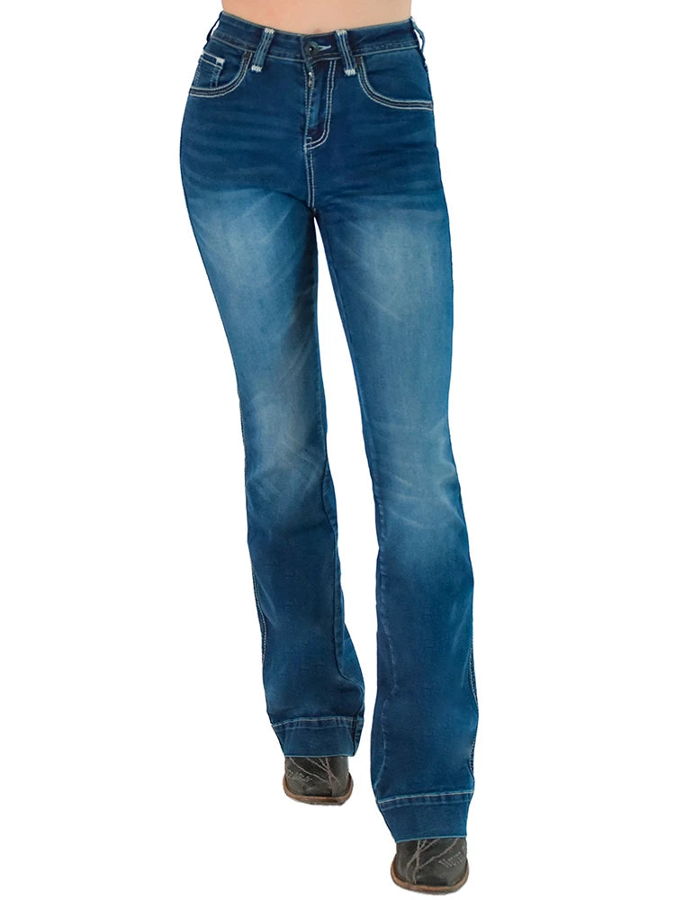 Cowgirl Tuff Company Never Give Up Trouser
