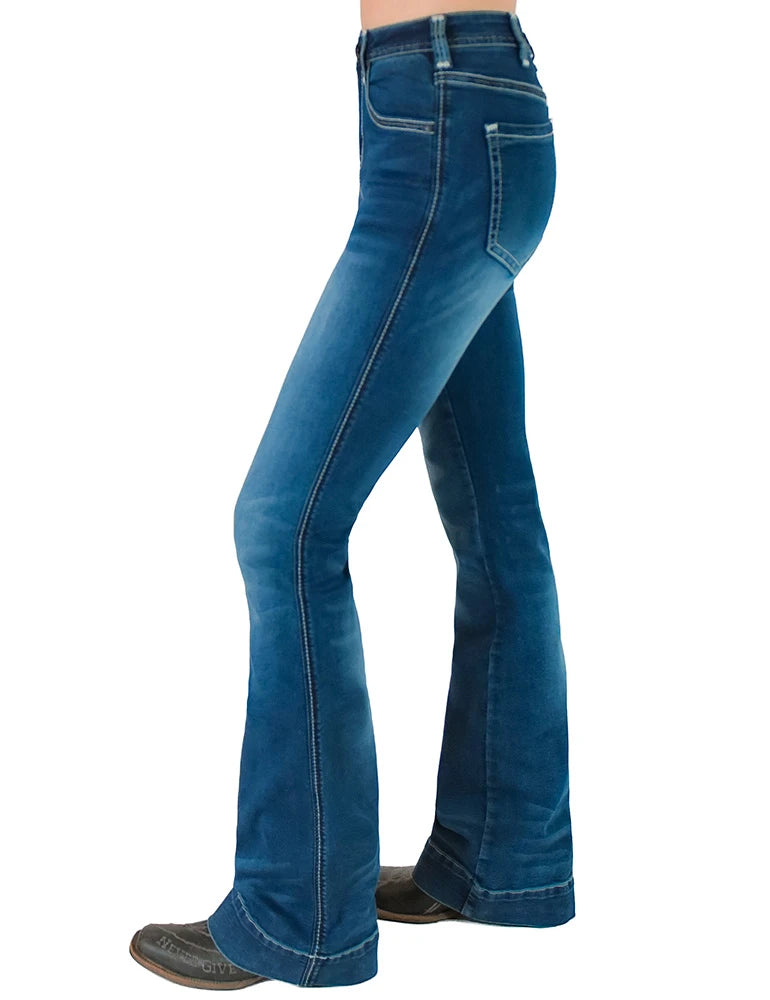 Cowgirl Tuff Company Never Give Up Trouser