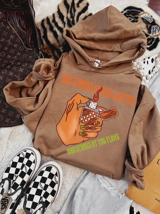 Sparks up her Lighter Hoodie