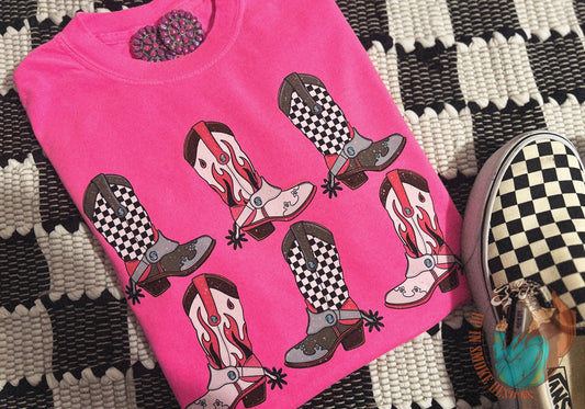 Yallternative Boots Neon Tee