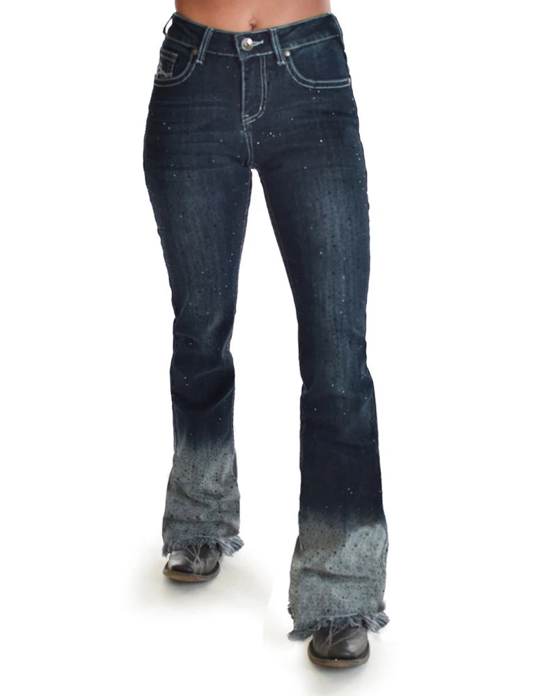 Stary Night Cowgirl tuff Jean