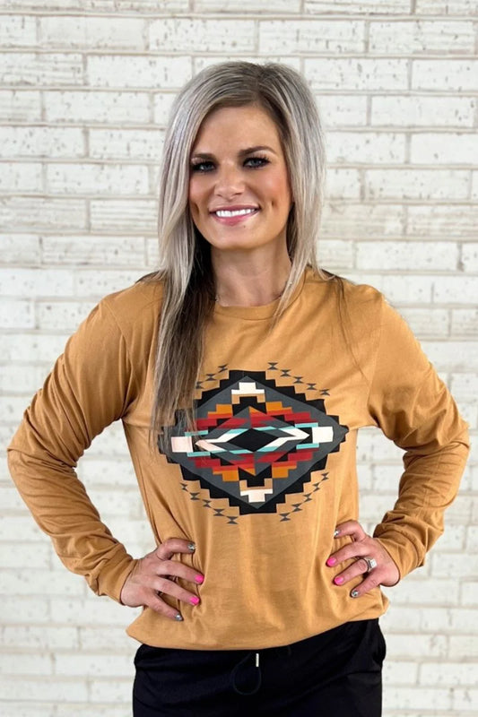 Fall Sunset Long Sleeve Tee