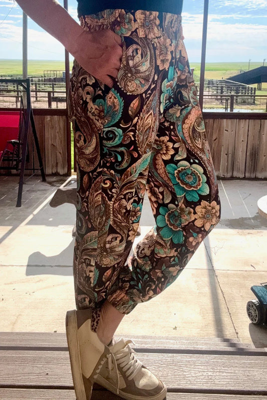 Oh My Paisley Joggers