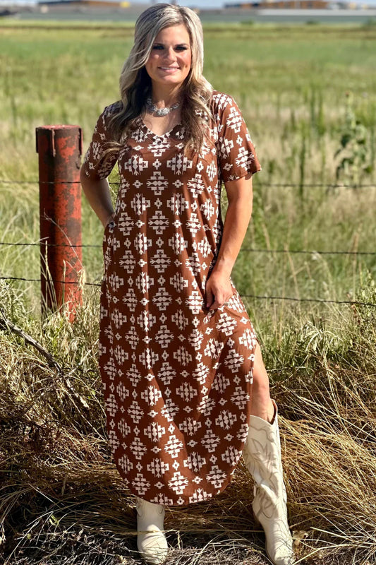 Meet Me in Wyoming Maxi dress