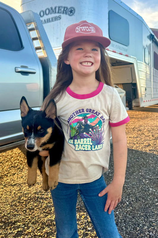 Barrel Racer Land mini tee
