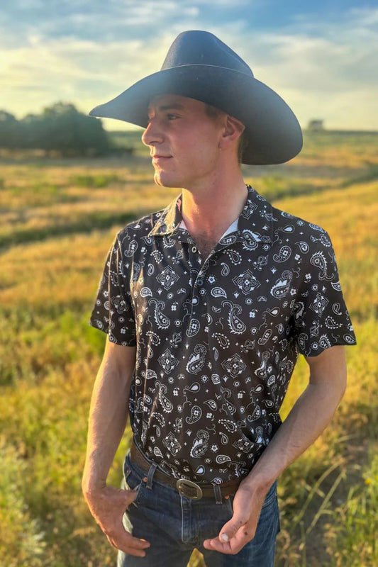 Bandana country Mens Polo