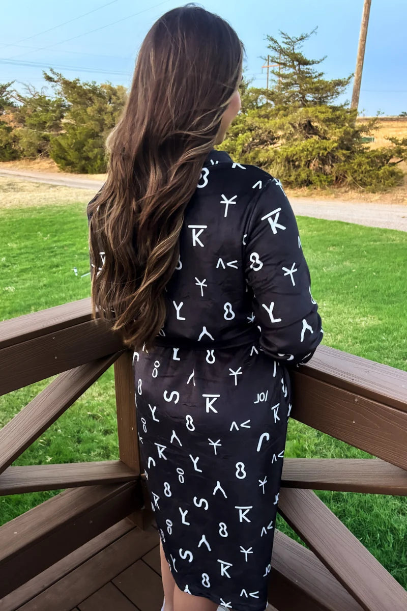 Forever Branded robe