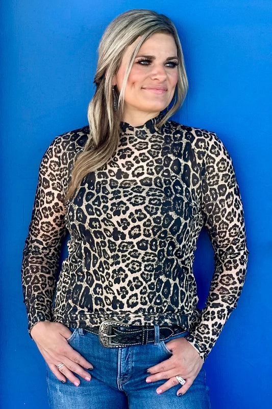 Sideline spirit Mesh top Gold