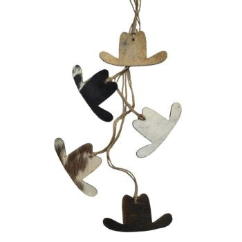 Cowboy Hat  cowhide ornament