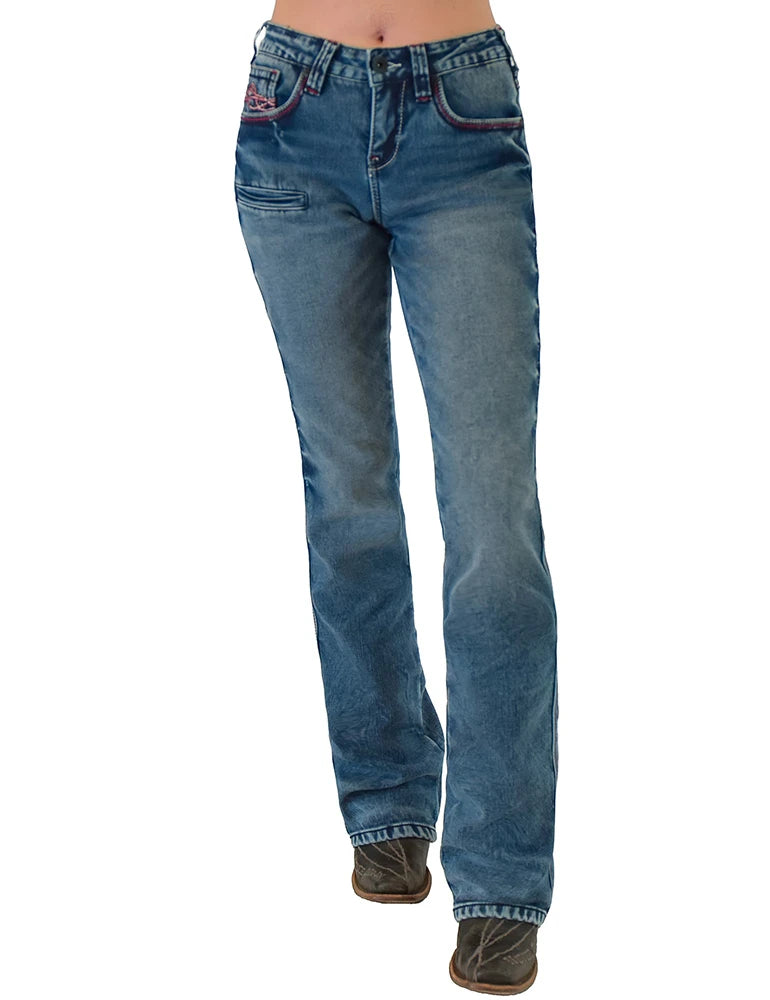 Red Roan Flannel Cowgirl Tuff