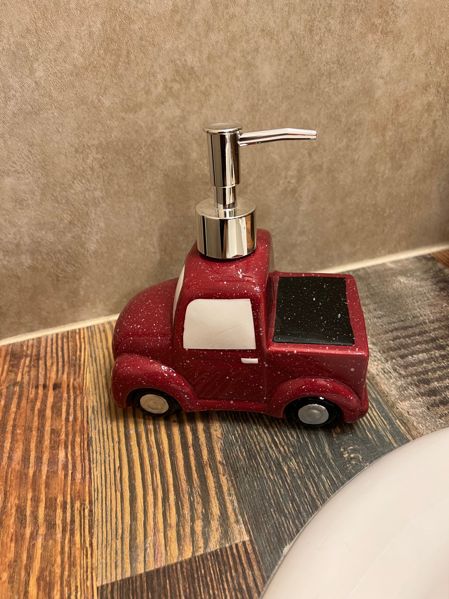 Red Truck Soap Dispenser