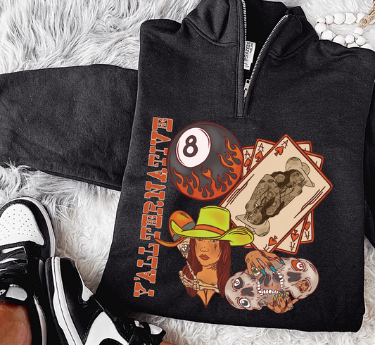 Yallternative Collage Quarter Zip
