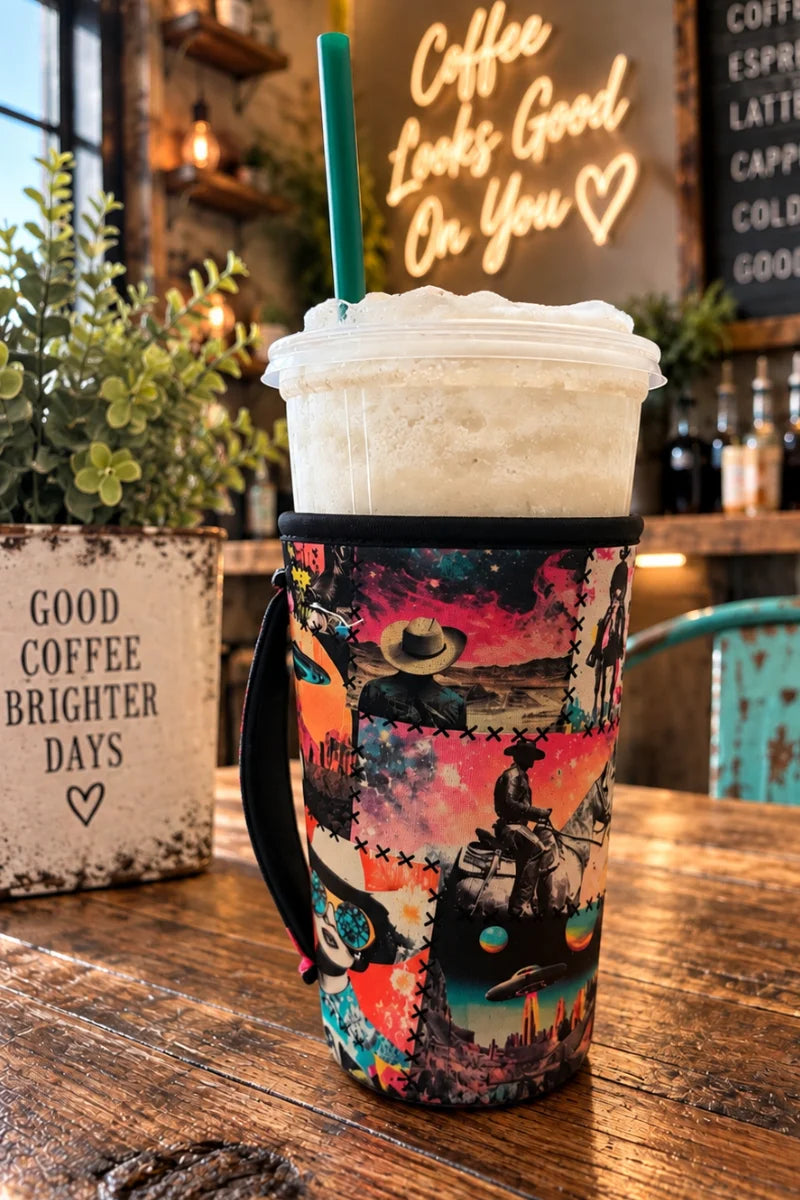 Cosmic Cowgirl Koozie