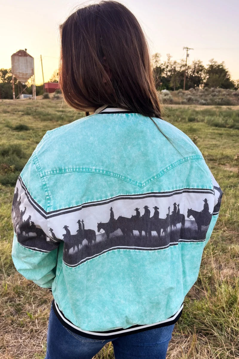 Cowboy Roundup bomber jacket