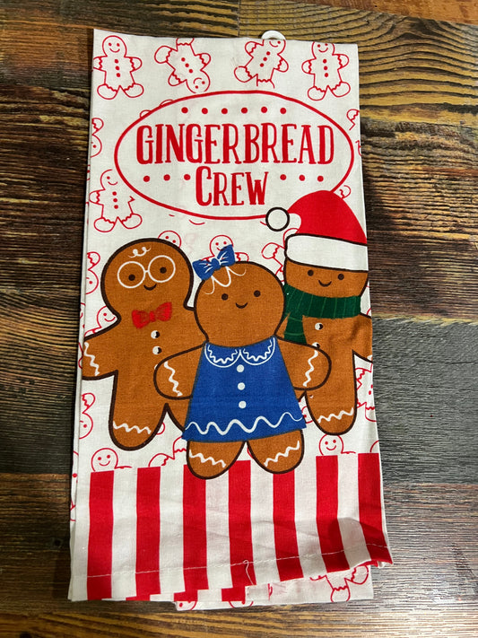 Gingerbread  Crew Flour Sack  Towel