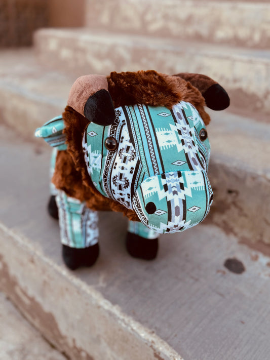 Turquoise Aztec Buffalo Farm Pal 15-17”