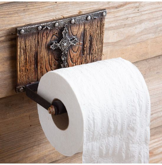 Old Rugged Cross Toilet Paper Holder