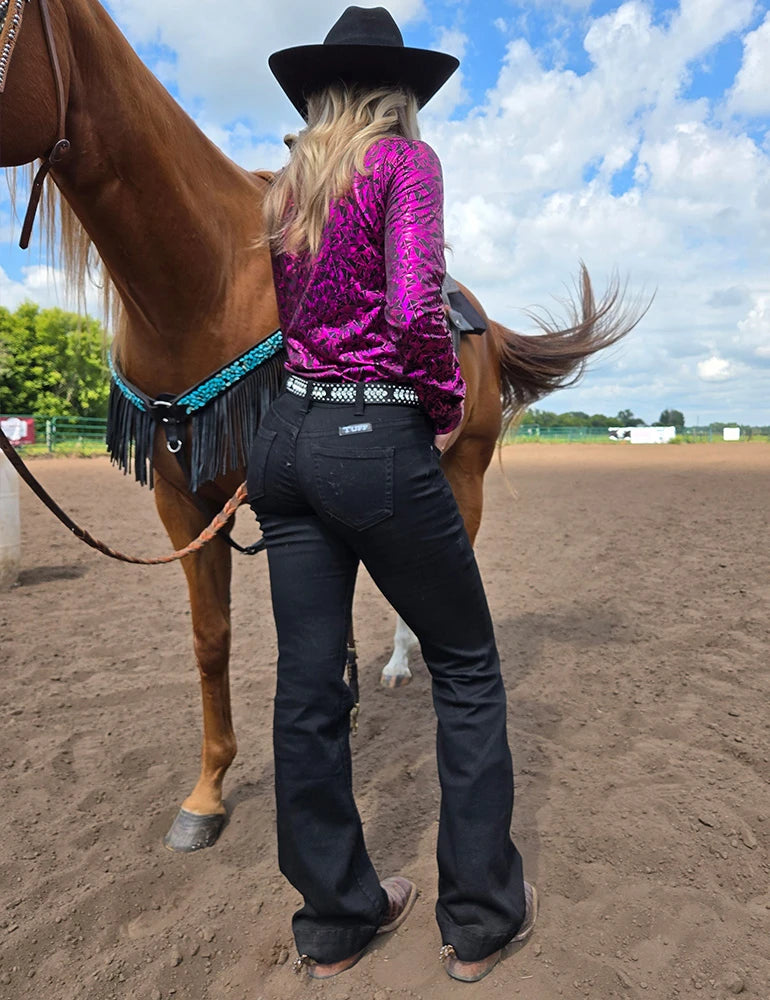 Cowgirl tuff Black Sports Trousers