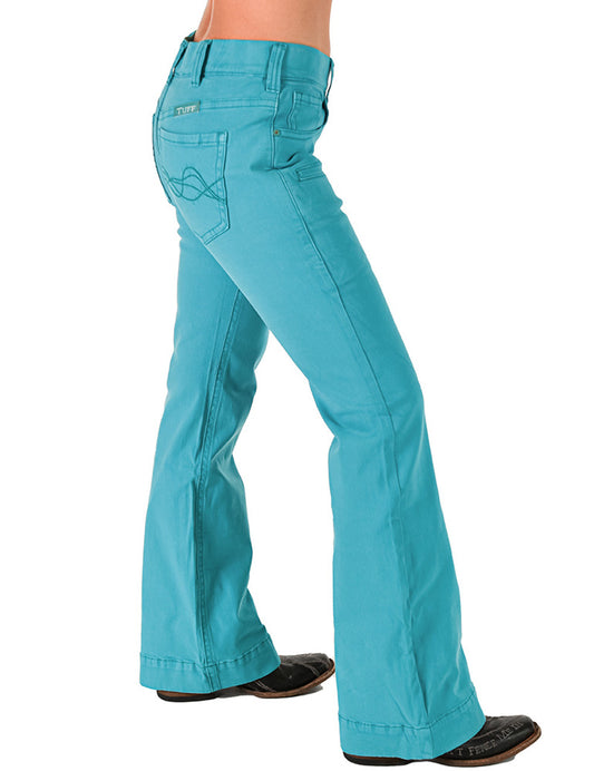 Pull On Turquoise Pants