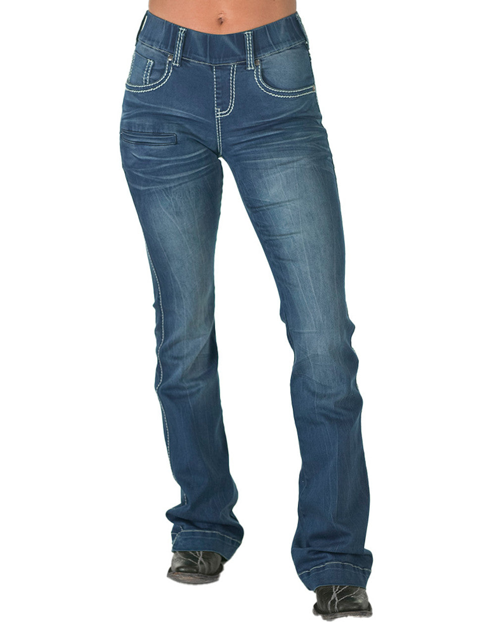 Pull On Edgy Trouser Cowgirl tuff