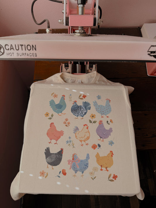 WATERCOLOR CHICKENS