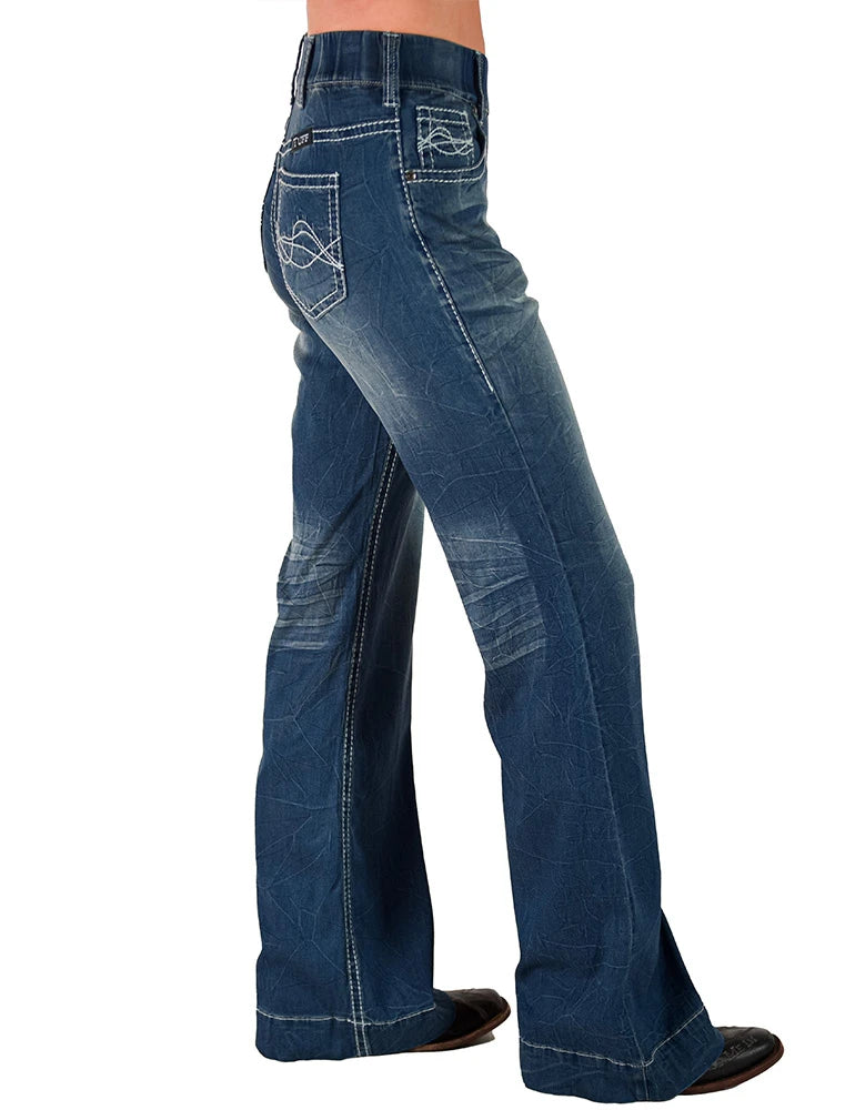 Cowgirl Tuff Company Pull-On UltraBreathe Shattered Trouser