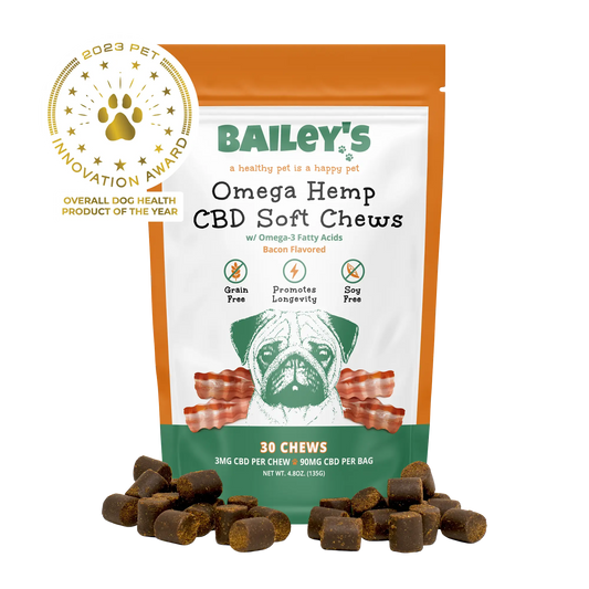 Omega Hemp CBD Soft Chews - 30 count Bag