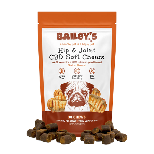 Hip & Joint CBD Soft Chews - 30 Count Bag