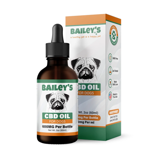 600MG CBD Oil for Dogs - 60ml Bottle