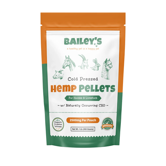 2500MG CBD Hemp Pellets For Horses & Livestock