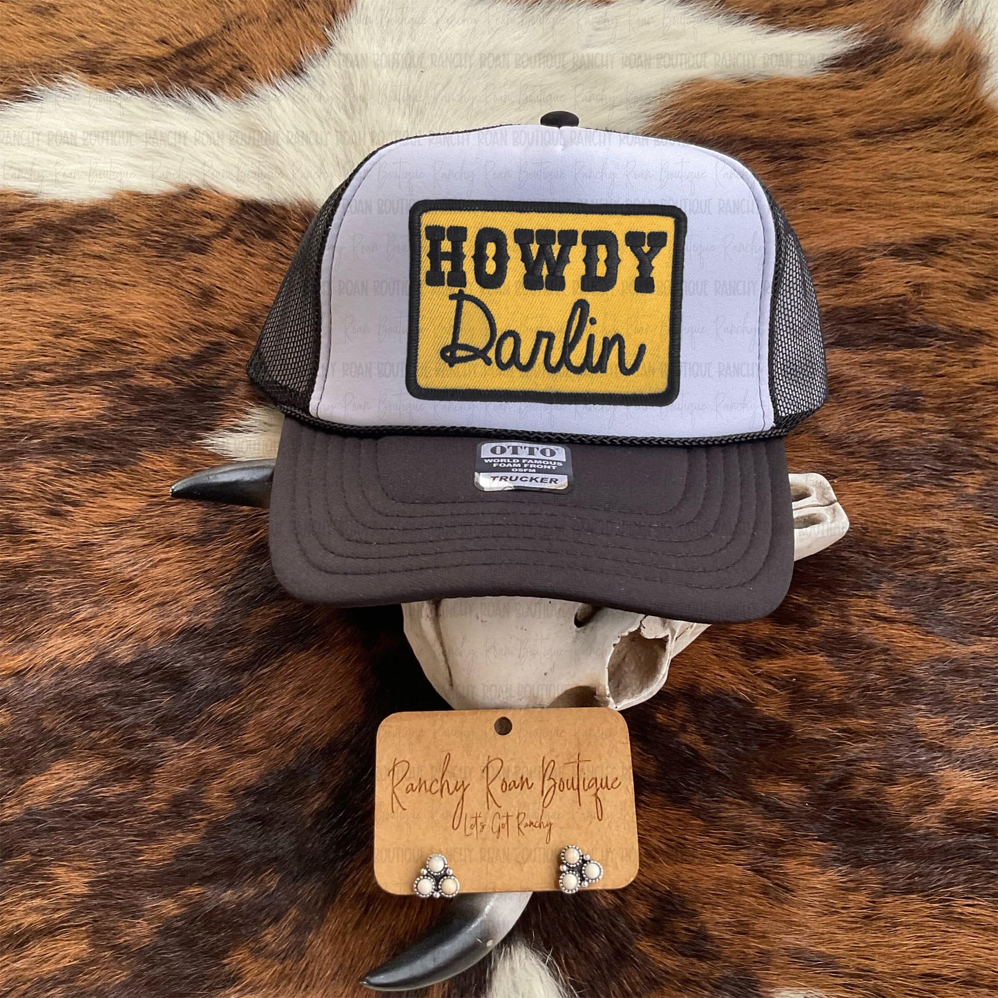 Howdy Darlin Western Foam Trucker Hat