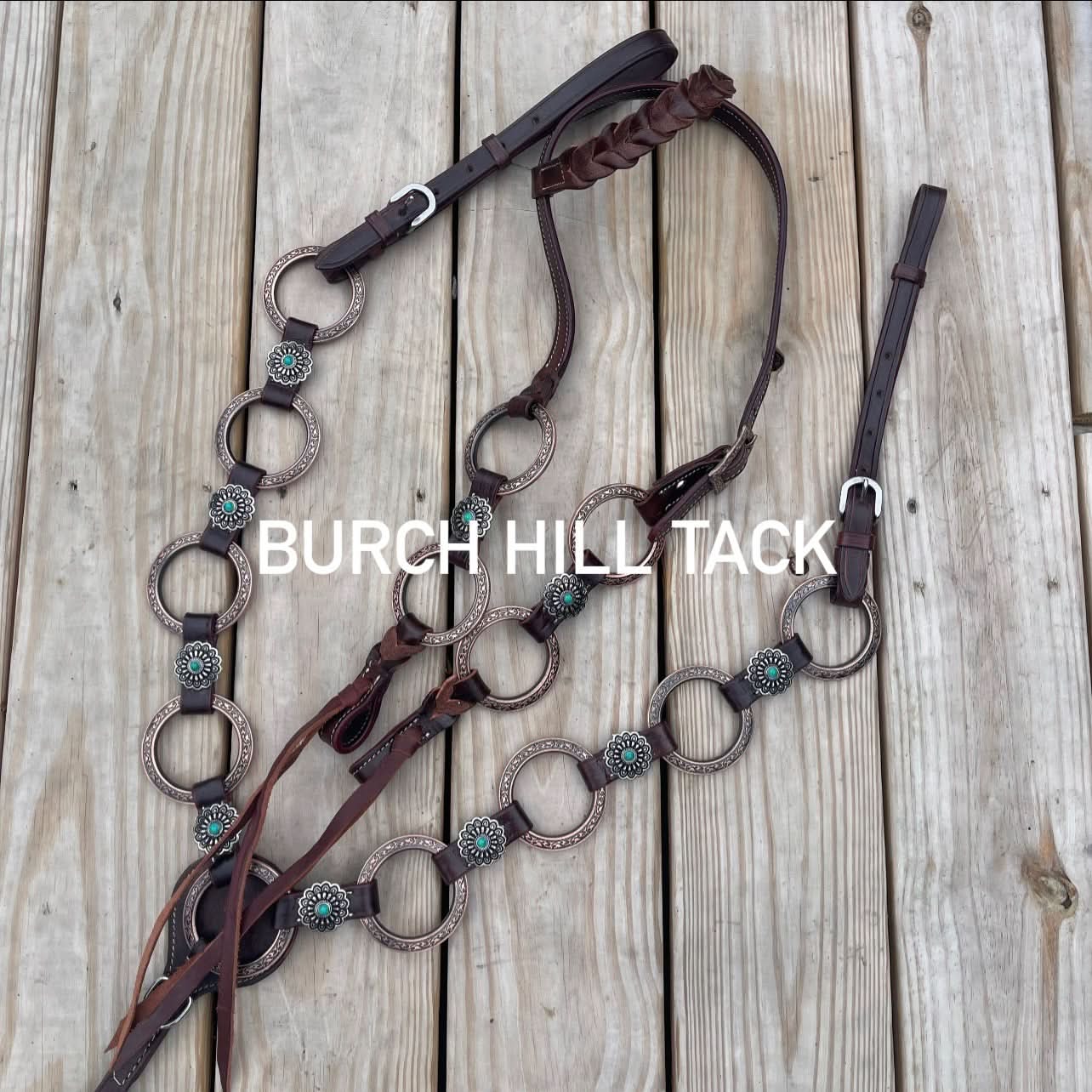 Ready to ship Western Tack Set - Ring Style (BHT006)