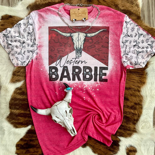 Western Girl Branded Red Tee