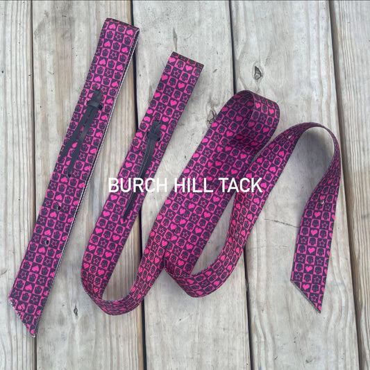 Latigo & Off Billet Set - Hearts/Stars/Skulls