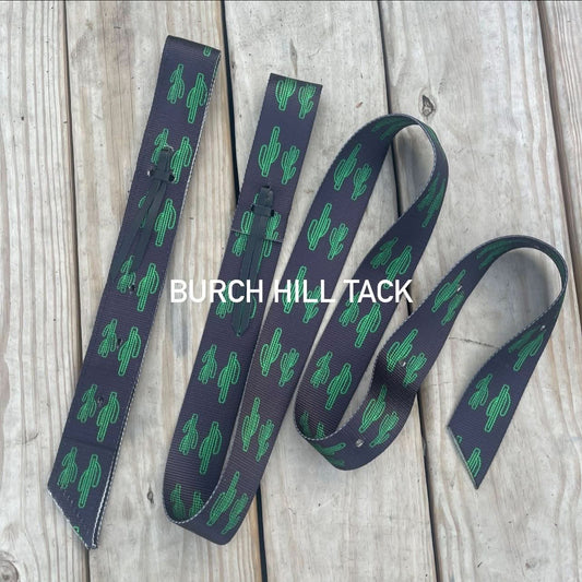 Latigo & Off Billet Set - Neon Cactus