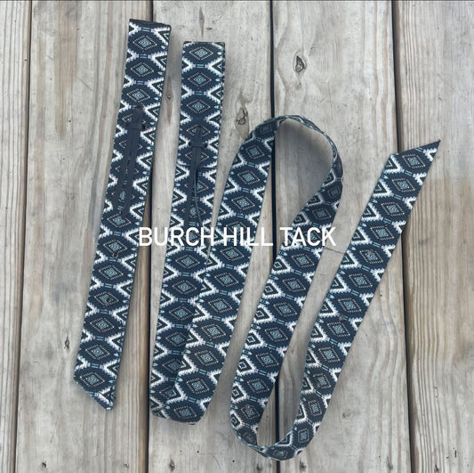 Latigo & Off Billet Set - Mexico Aztec