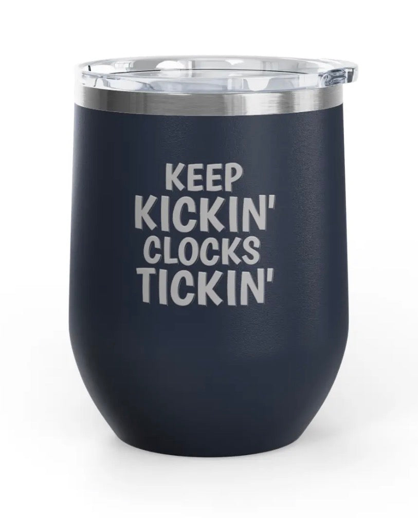 Wine Tumblers - 12 oz. - Keep Kicking
