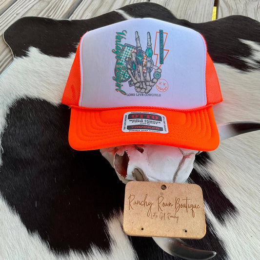 Long Live Cowgirls Western Foam Trucker Hat