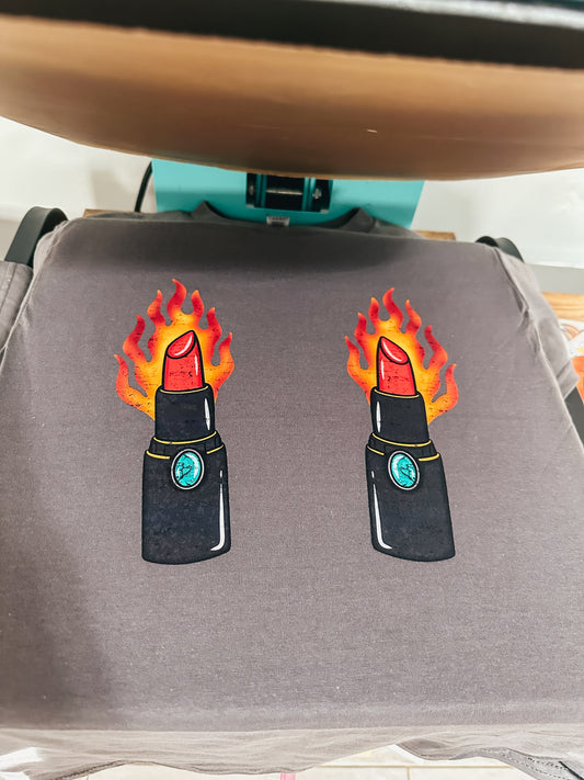 Spicy Lipstick Graphic Tee