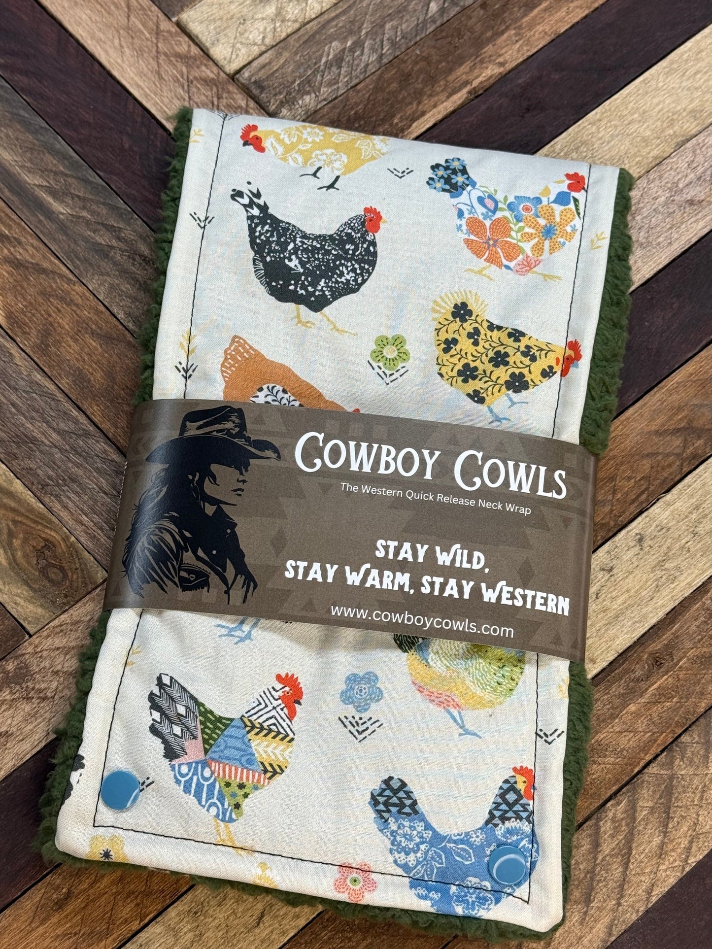Cluck Breakaway Neck Wrap – Cowboy Cowl
