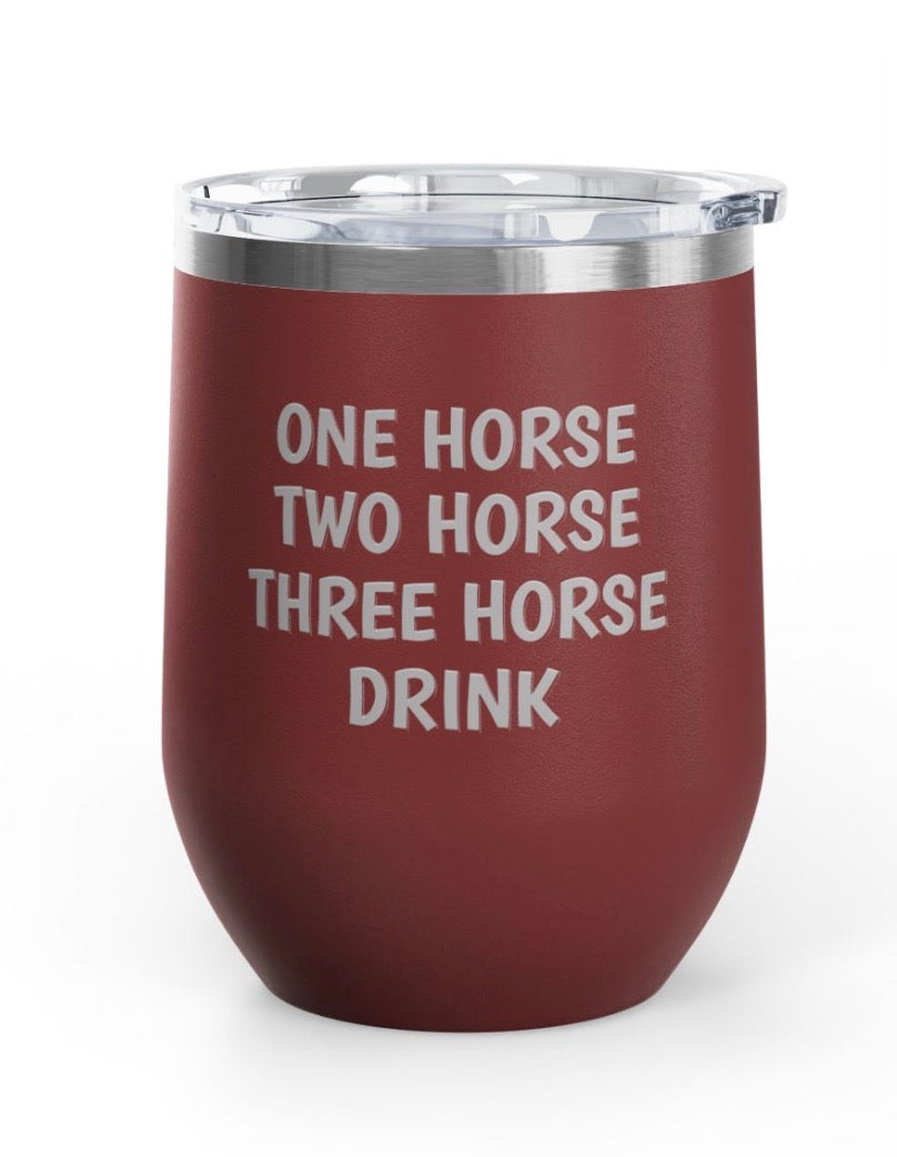 Wine Tumblers, 12 oz. - One/Two/Drink